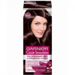 Фото Garnier Color Sensation - Краска для волос, тон 4.12, Холодный алмазный шатен, 110 мл