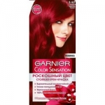 Фото Garnier Color Sensation - Краска для волос, тон 5.62, Царский гранат, 110 мл