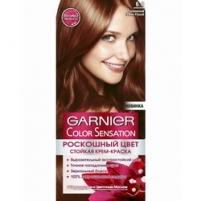 Фото Garnier Color Sensation - Краска для волос, тон 6.0, Роскошный темно-русый, 110 мл