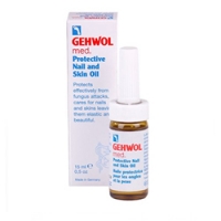 Gehwol Med Protective Nail and Skin Oil - Масло для защиты ногтей и кожи, 15 мл масло для кутикулы и ногтей serebro увлажняющее с витамином е с пипеткой земляника 15 мл