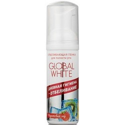 Фото Global White - Пенка отбеливающая для полости рта со вкусом фруктовый лед, 50 мл