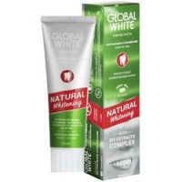 Global White Natural Whitening - Зубная паста Натуральное отбеливание, 100 мл