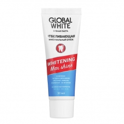 Фото Global White Max Shine - Отбеливающая зубная паста, 30 мл