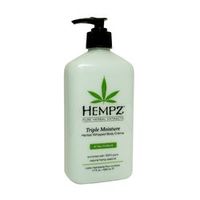 Hempz Herbal Body Triple Moisture - Молочко для тела тройное увлажнение 500 мл парафин с ароматом персика