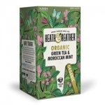 Фото Heath and Heather - Чай Зеленый с марокканской мятой Органик, 20  пакетов в индивидуальной упаковке