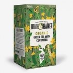 Фото Heath and Heather - Чай Зеленый с огурцом Органик, 20  пакетов в индивидуальной упаковке