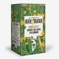 Heath and Heather - Чай Зеленый с огурцом Органик, 20  пакетов в индивидуальной упаковке