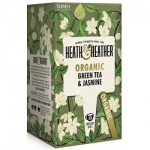 Фото Heath and Heather - Чай Зеленый с жасмином Органик, 20 пакетов в индивидуальной упаковке