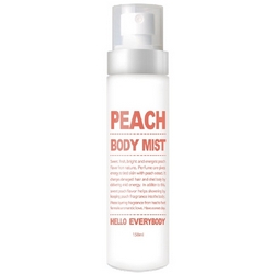 Фото Hello Everybody Peach Body Mist - Увлажняющий мист для тела с экстрактом персика, 150 мл
