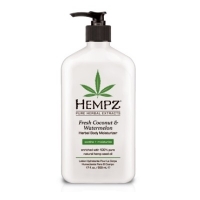 Hempz Fresh CoconutWatermelon Herbal Moisturizer - Молочко для тела увлажняющее, Кокос и Арбуз, 500 мл
