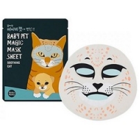 

Holika Holika Baby Pet Magic Mask Sheet Cat - Тканевая маска-мордочка смягчающая, Кошка, 22 мл
