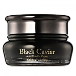 Фото Holika Holika Black Caviar Antiwrinkle Cream - Крем питательный лифтинг, Черная икра, 50 мл