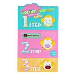 Фото Holika Holika Golden Monkey Glamour Lip 3-Step Kit - Набор для ухода за губами