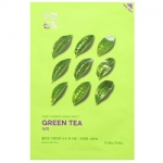Фото Holika Holika Pure Essence Mask Sheet Green Tea - Маска тканевая противовоспалительная зеленый чай, 20 мл