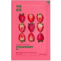 Holika Holika Pure Essence Mask Sheet Strawberry - Маска тканевая освежающая клубника, 20 мл japan gals маска с натуральными керамидами pure essence 30 шт
