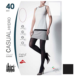 Фото Ibici Casual 40 Hydro - Прозрачные колготки цвет черный, размер 1