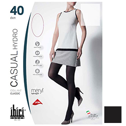 Фото Ibici Casual 40 Hydro - Прозрачные колготки цвет черный, размер 2