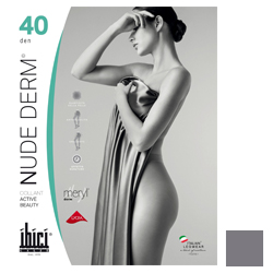 Фото Ibici Nude 40 Derm - Прозрачные колготки цвет серый, размер 3