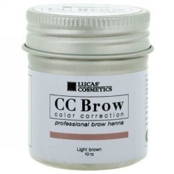 Фото CC Brow Light Brown - Хна для бровей в баночке (светло-коричневый), 10 г
