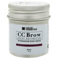 CC Brow Brown - Хна для бровей в баночке (коричневый), 10 г - фото 1