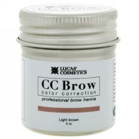 CC Brow Light Brown - Хна для бровей в баночке (светло-коричневый), 5 г