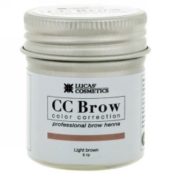 Фото CC Brow Light Brown - Хна для бровей в баночке (светло-коричневый), 5 г