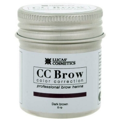 Фото CC Brow Dark Brown - Хна для бровей в баночке (темно-коричневый), 5 г