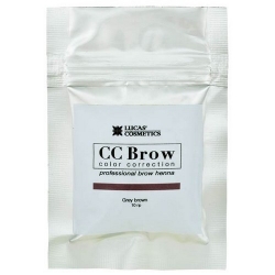 Фото CC Brow Grey Brown - Хна для бровей в саше (серо-коричневый), 10 г