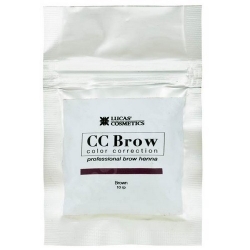 Фото CC Brow Brown - Хна для бровей в саше (коричневый), 10 г