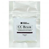 Фото CC Brow Dark Brown - Хна для бровей в саше (темно-коричневый), 10 г