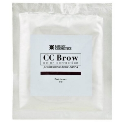 Фото CC Brow Dark Brown - Хна для бровей в саше (темно-коричневый), 5 гр