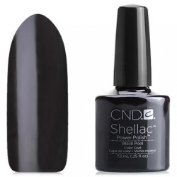 Фото CND Shellac Black Pool - Гелевое покрытие # 91957, 7,3 мл