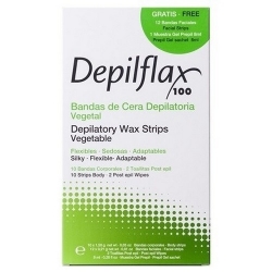 Фото Depilflax - Комплект полосок с воском для домашнего использования