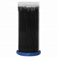 

Sexy Brow - Безворсовые микрощеточки для нанесения жидкостей и гелей, размер L (2 мм), черные, 100 шт