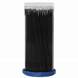 Фото Sexy Brow - Безворсовые микрощеточки для нанесения жидкостей и гелей, размер L (2 мм), черные, 100 шт