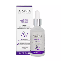 Aravia Laboratories - Пилинг для упругости кожи с AHA и PHA кислотами 15% Anti-Age Peeling, 50 мл teana пилинг омолаживающий с голубым ретинолом и фруктовыми кислотами рн3 30 мл