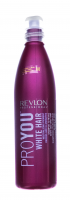 Revlon Professional - Шампунь для здоровья и блеска седых и обесцвеченных волос, 350 мл