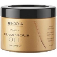 Indola Professional Innova Glamorous Oil Treatment - Восстанавливающая смываемая маска, Сияние для волос, 200 мл от Professionhair