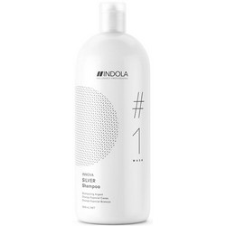 Фото Indola Professional Innova Silver Shampoo - Шампунь, придающий серебристый оттенок волосам, 1500 мл