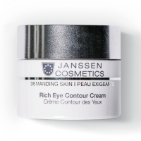 Janssen Demanding Skin Rich Eye Contour Cream - Питательный крем для кожи вокруг глаз 15 мл линзы контактные мягкие био тру ван дей 2 0 30