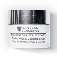 Janssen Demanding Skin Firming Face, Neck & Decollete Cream - Укрепляющий крем для кожи лица, шеи и декольте 50 мл крем для лица dr sea коллагеновый укрепляющий spf15 50 мл