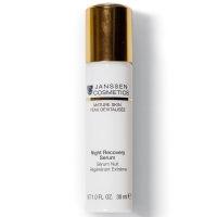 Janssen Cosmetics Night Recovery Serum - Сыворотка ночная восстанавливающая с комплексом регенерации зрелой кожи, 30 мл janssen cosmetics сыворотка лифтинг с ретинолом retinol lift serum 30 мл