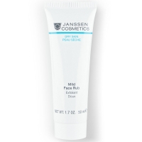 Janssen Cosmetics Mild Face Rub - Мягкий скраб с гранулами жожоба, 50 мл бизорюк взбитое масло ши против растяжек кожи с маслом жожоба 51