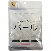 Фото Japan Gals Natural Pearl Mask - Маска натуральная для лица с экстрактом жемчуга, набор, 7 шт