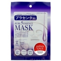 Japan Gals Pure5 Essential - Маска с плацентой, 1 шт. skinlite омолаживающая маска для области под глазами anty age complex 30