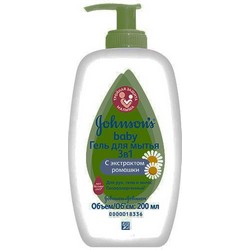 Фото Johnson & Johnson Johnsons baby - Гель детский для мытья 3в1, 200 мл