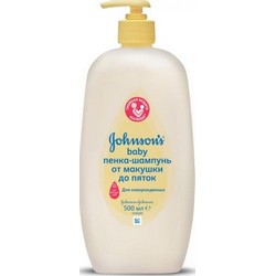Фото Johnson & Johnson Johnsons baby - Пенка-шампунь От макушки до пяток, 500 мл