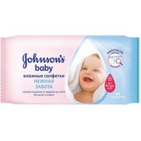 

Johnson & Johnson Johnsons baby - Влажные салфетки Нежная забота, 64 шт