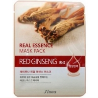 Juno Real Essence Mask Pack Red Ginseng - Маска тканевая с красным женьшенем, 25 мл