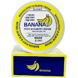 Фото Juno Zuowl Foot Elbow Cream Banana - Крем для ног и локтей с бананом, 100 мл